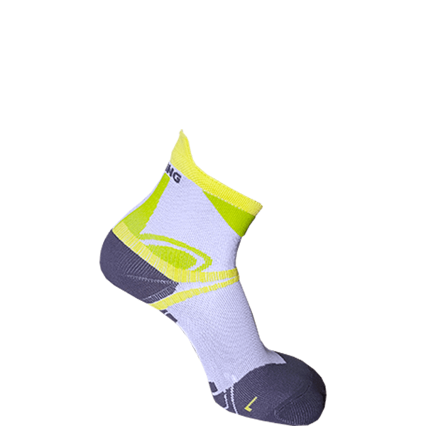 κάλτσα ultra trail κιτρινο