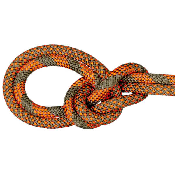 mammut 9.5 crag dry duodess rope boa-safety orange