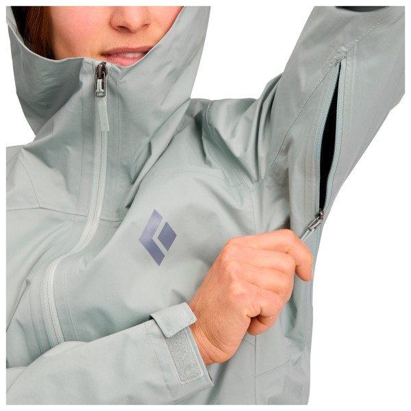 black diamond womens fineline stretch shell agave 4