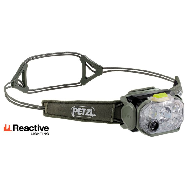 petzl swift rl head torch jungle green