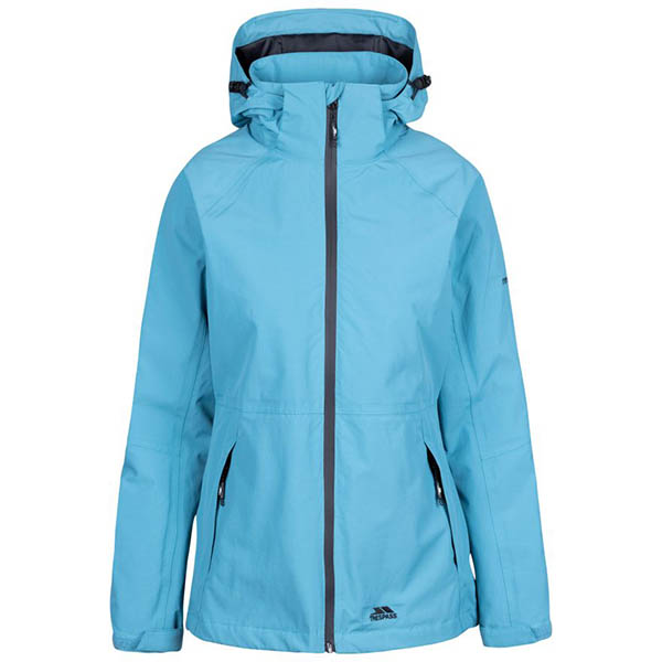 Trespass Womens Waterproof Jacket TP75 Tilbury Storm Blue