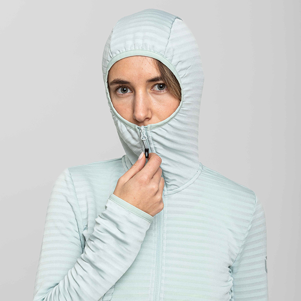 NOTCH 3.0 HOODIE WOMAN FLEECE sky gray 6